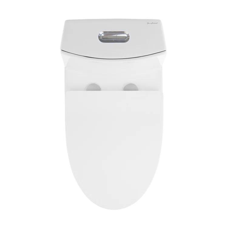 St. Tropez One Piece Elongated Toilet Dual Vortex Flush 1.6 GPF