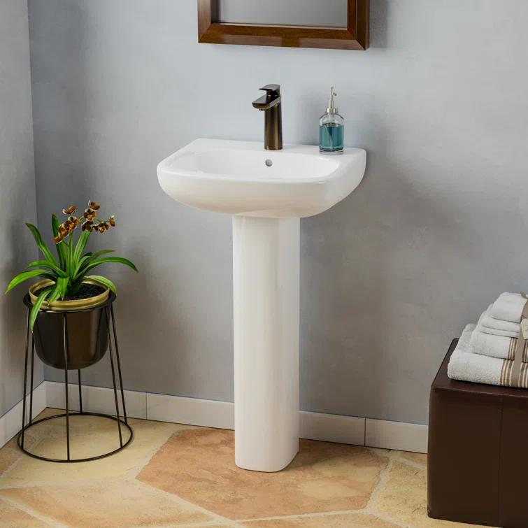 Barclay 3-2021WH Barclay Tonique White Bathroom Sink