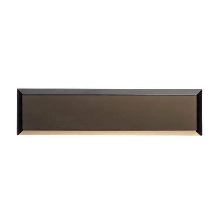 Vega 3" x 12" Beveled Glass Metal Look Subway Wall Tile