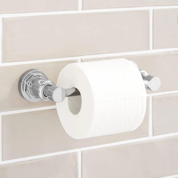 Chrome Round Wall Mounted Toilet Paper Holder