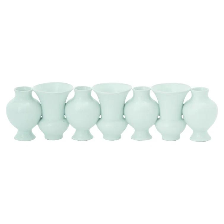 Studio A Home Chinoise Linear Bud Vase-White Crackle