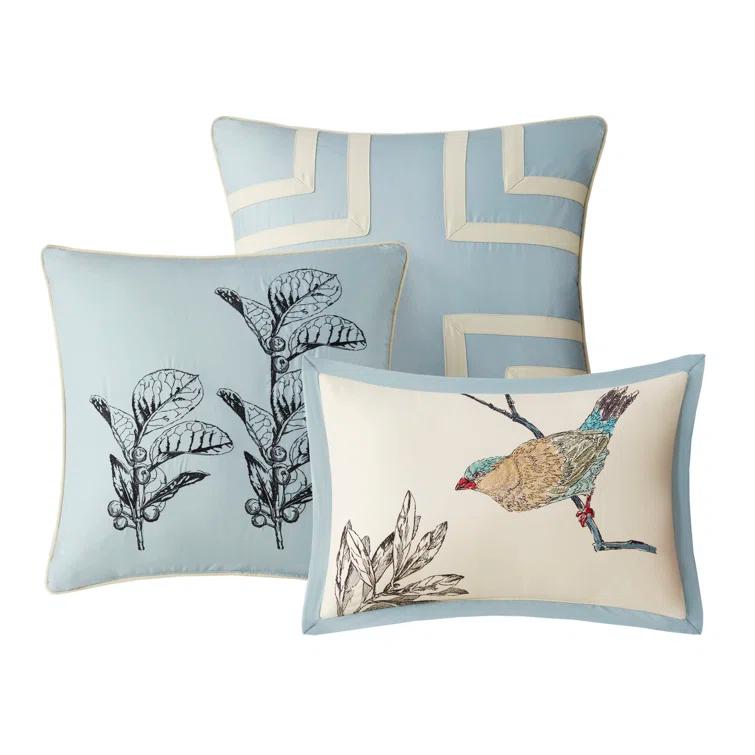 Madison Park Reversible 7 Piece Printed Cotton Twill Comforter Set