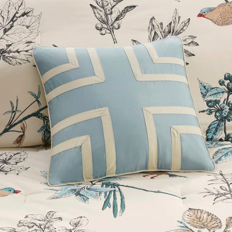 Madison Park Reversible 7 Piece Printed Cotton Twill Comforter Set