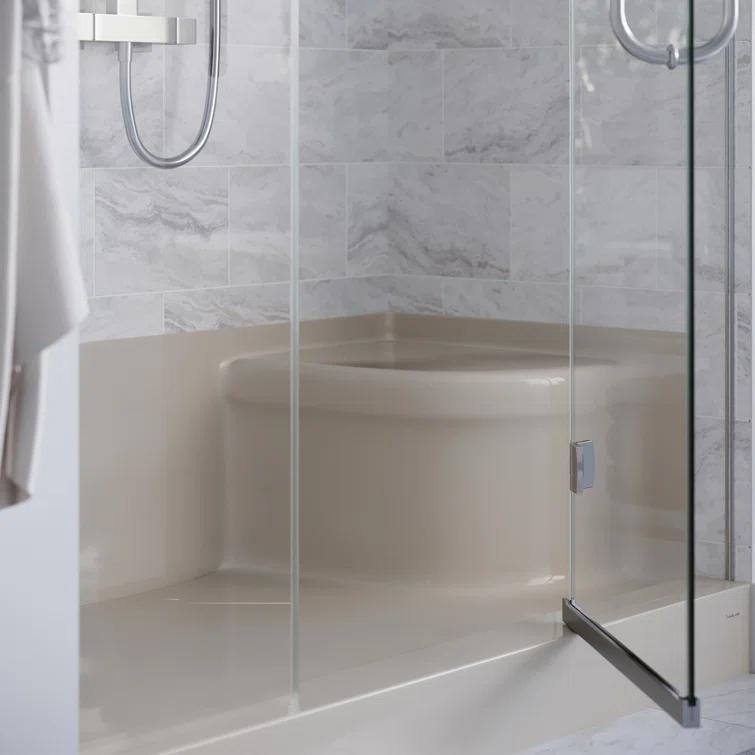 Aquatique 60" x 32" Single Threshold Shower Base