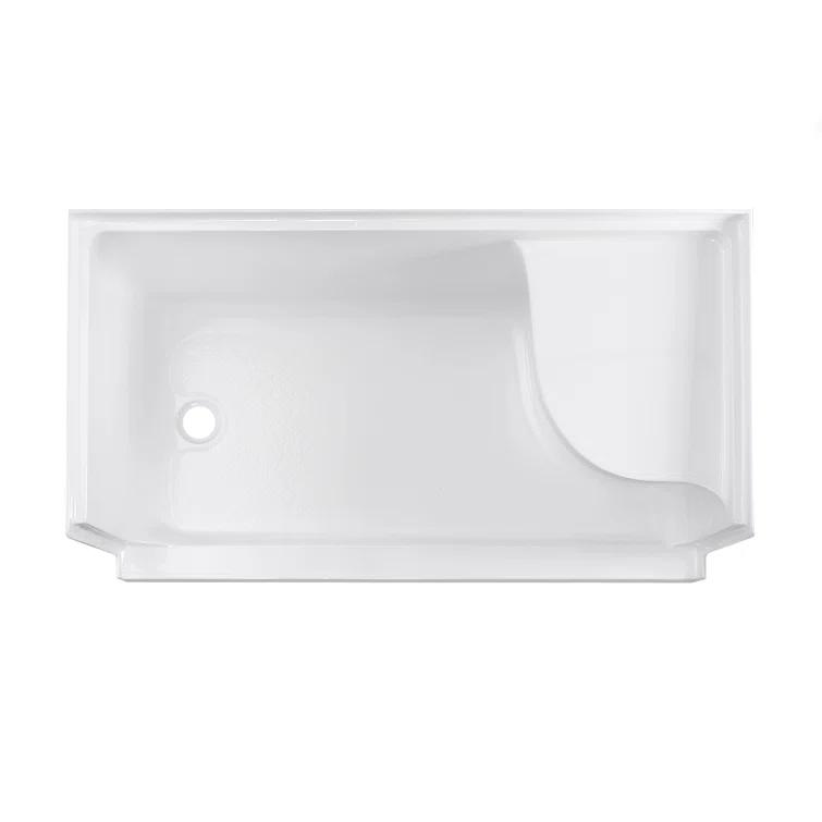 Aquatique 60" x 32" Single Threshold Shower Base