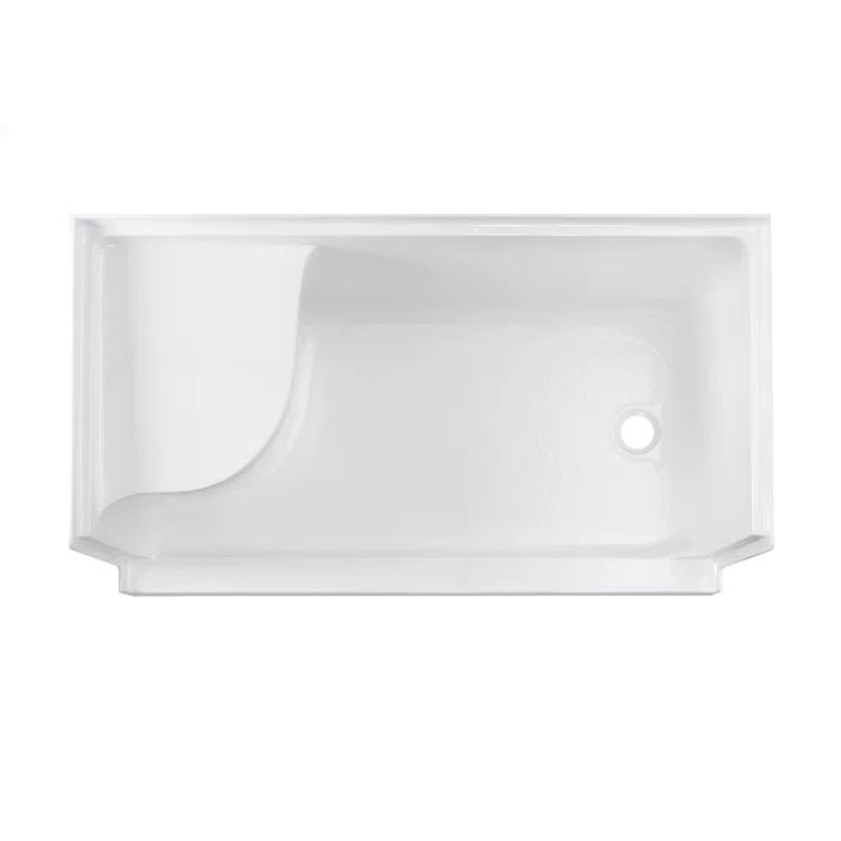 Aquatique 60" x 32" Single Threshold Shower Base