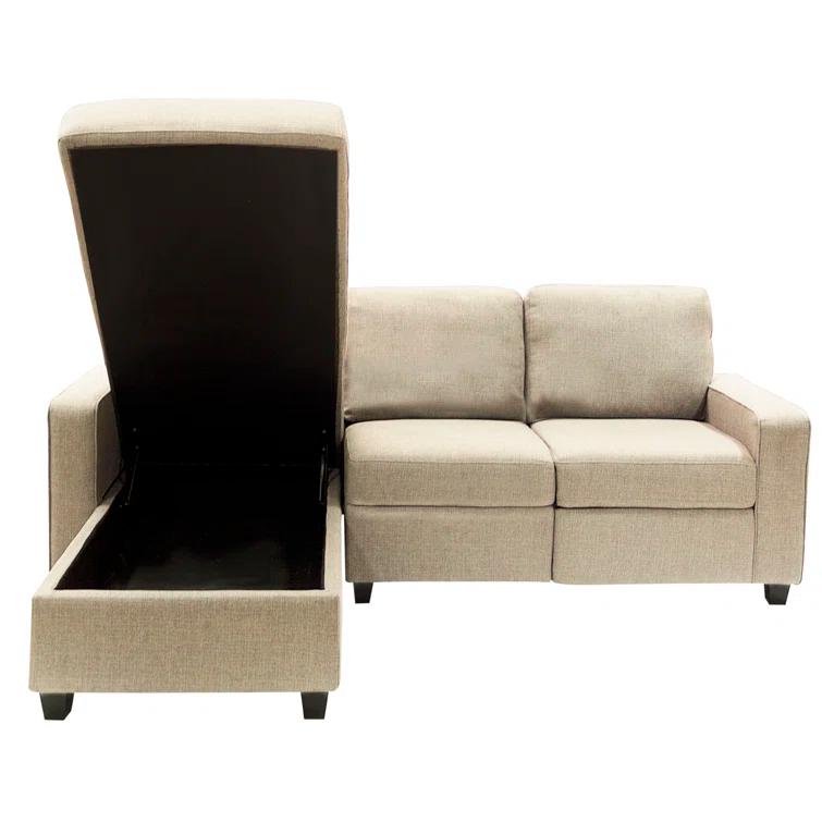 Serta Palisades Reclining Sectional Sofa with Storage Chaise