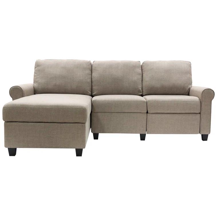 Serta Copenhagen Reclining Sectional Sofa with Storage Chaise