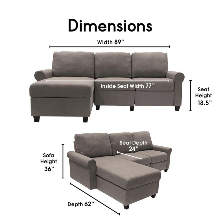 Serta Palisades Reclining Sectional Sofa with Storage Chaise