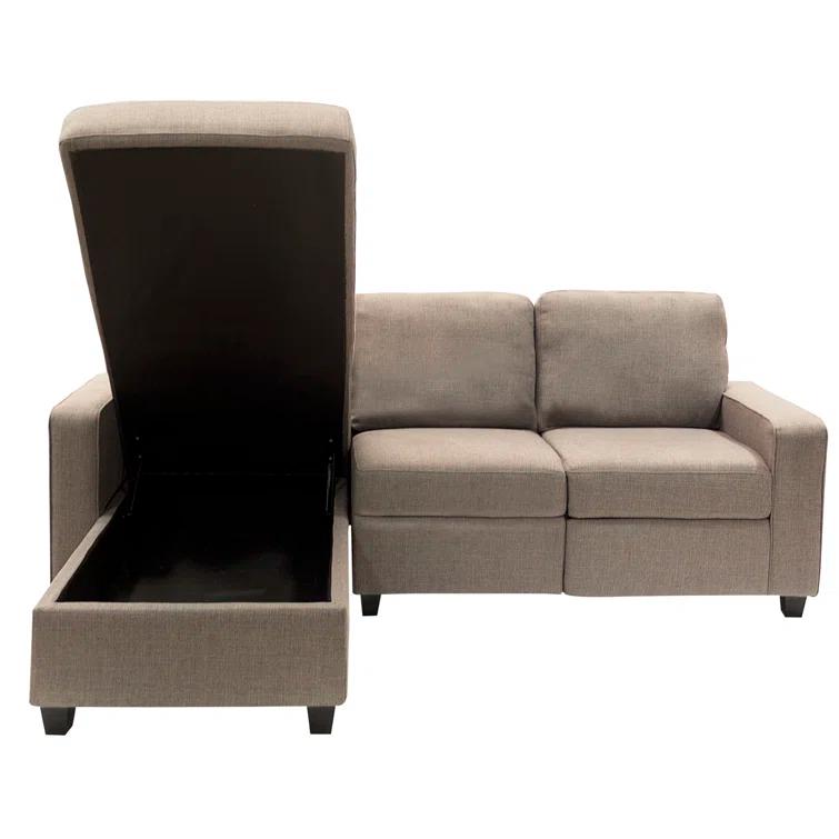 Serta Palisades Reclining Sectional Sofa with Storage Chaise