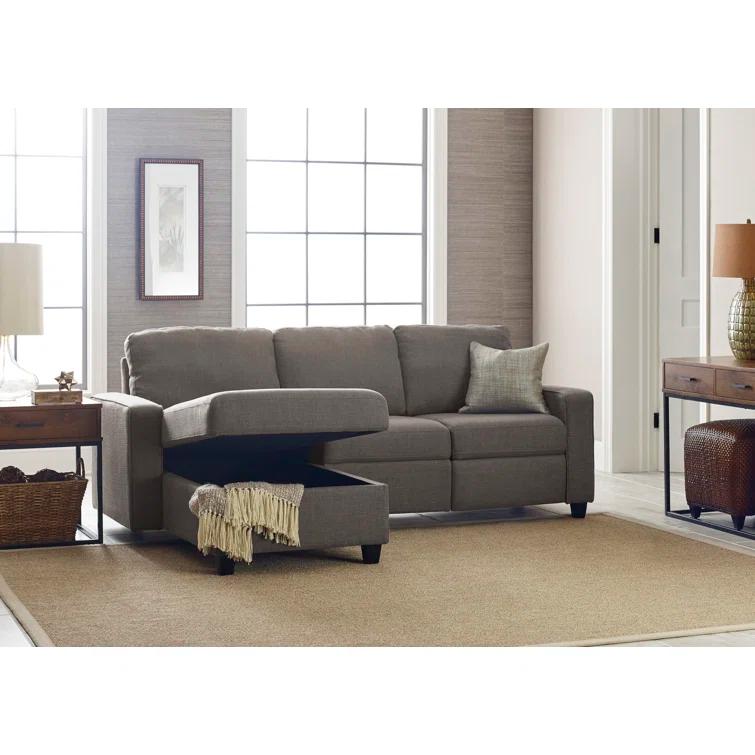 Serta Palisades Reclining Sectional Sofa with Storage Chaise