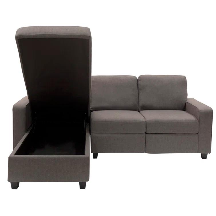 Serta Palisades Reclining Sectional Sofa with Storage Chaise