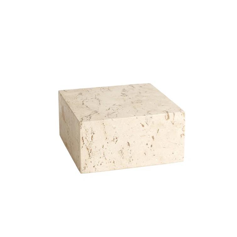 Studio A Home Travertine Cube Riser-Sm