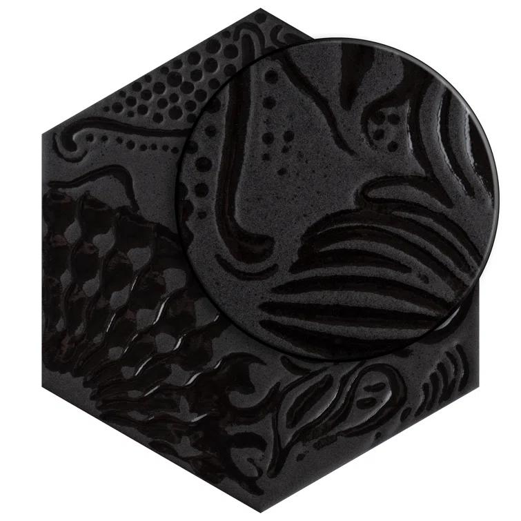 Gaudi Hex 9" x 10" Porcelain Patterned Wall & Floor Tile