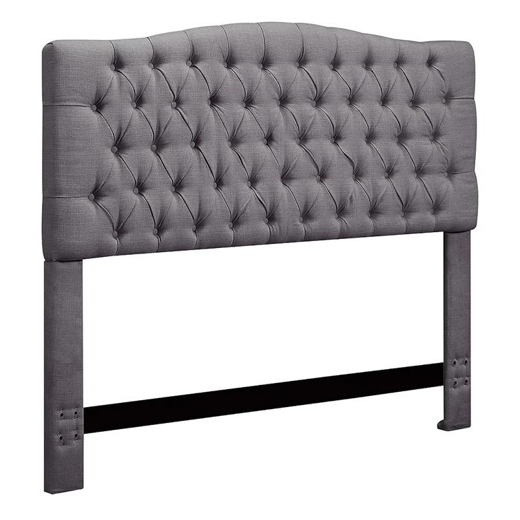 Elle Decor Celeste Tufted Upholstered Padded Headboard with Contemporary Button Tufting & Reviews | Wayfair