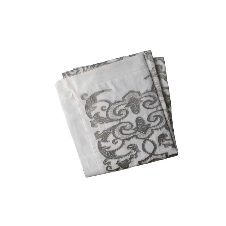 Lili Alessandra Mozart Embroidered Throw Blanket