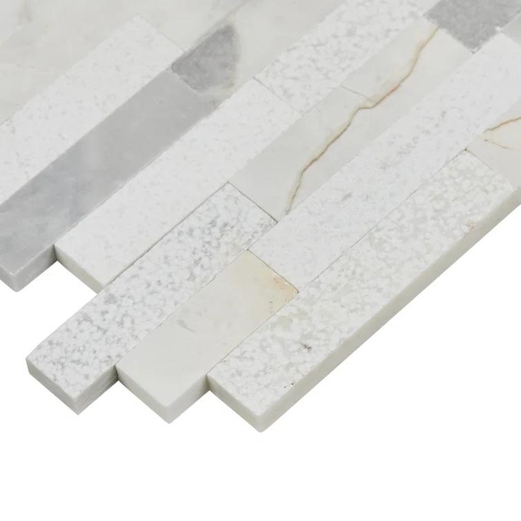 Minute Mosaix Marble Linear Mosaic Wall Tile