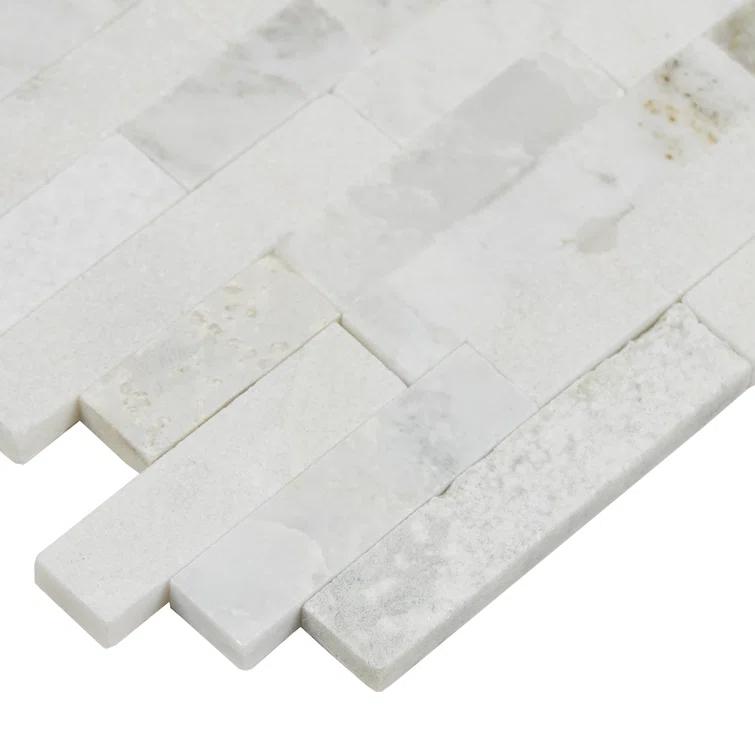 Minute Mosaix Natural Stone Herringbone Mosaic Sheet Floor &Wall Tile