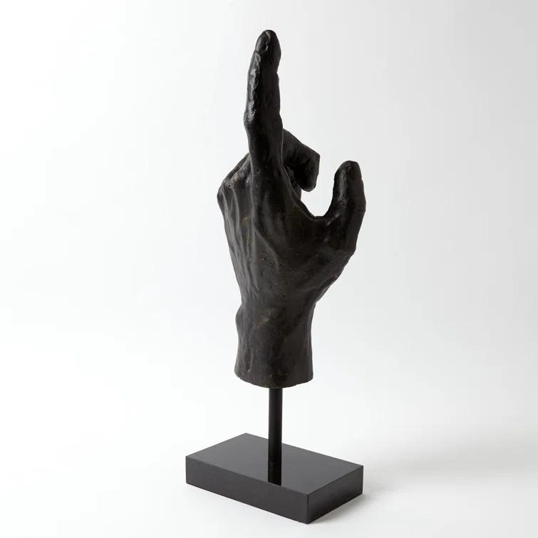 Global Views Hand Sculpture-Upward Hand