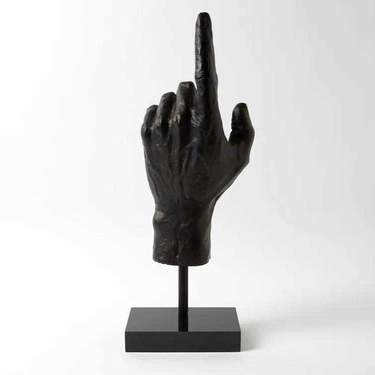 Global Views Hand Sculpture-Upward Hand