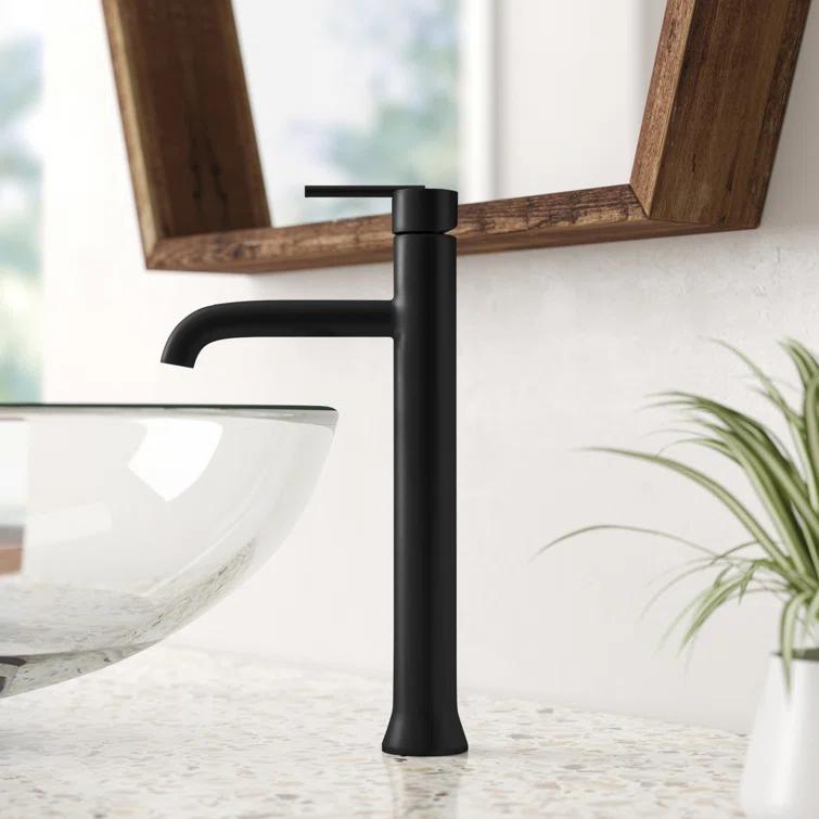 Trinsic Single Hole Vessel Bathroom Faucet, Single Handle Vessel Bathroom Sink Faucet