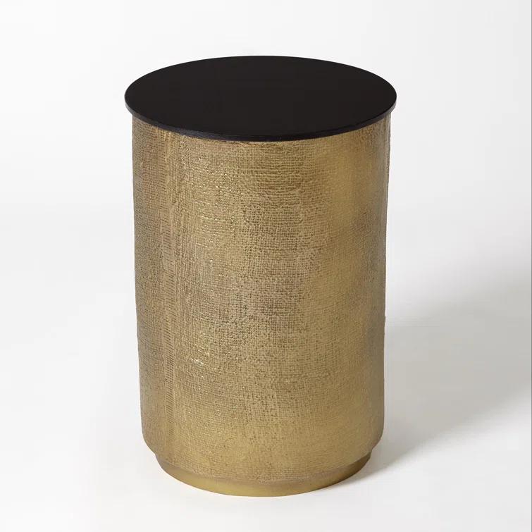 Hemp Etched Barrel Table