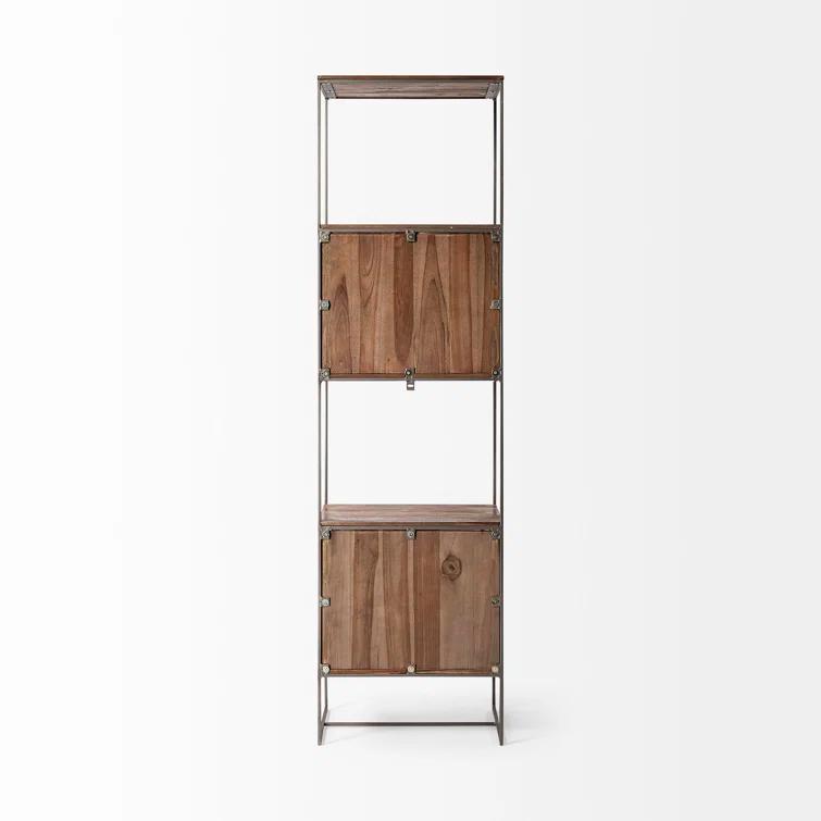 Sagan Narrow Etagere Bookcase