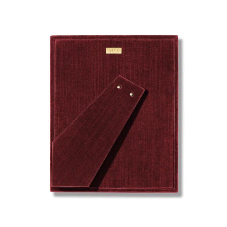 AERIN Valentina Cinnabar Velvet Matte Picture Frame
