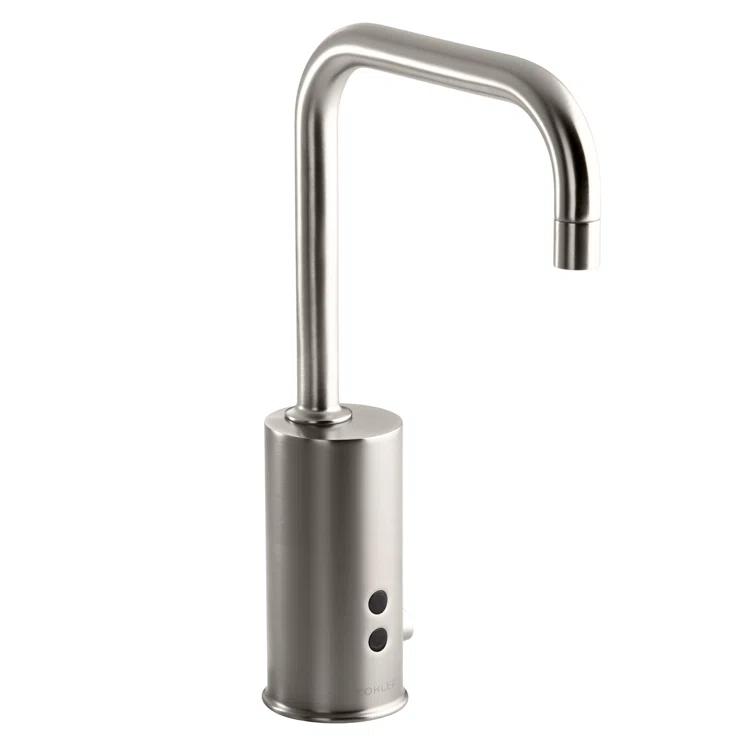 Gooseneck Single-Hole Touchless Dc-Powered Commercial Faucet with Insight Technology