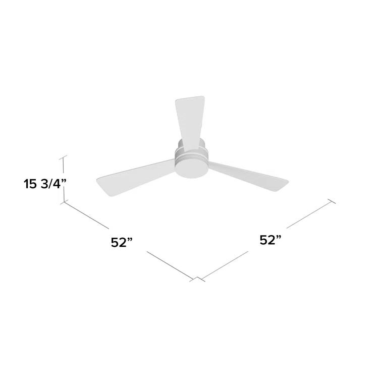 Wade Logan® Balwant 52'' Ceiling Fan with LED Lights