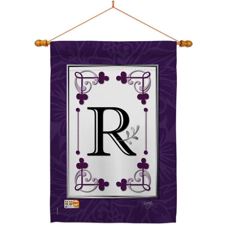 Double Sided 40'' H x 28'' W Polyester Flag Set
