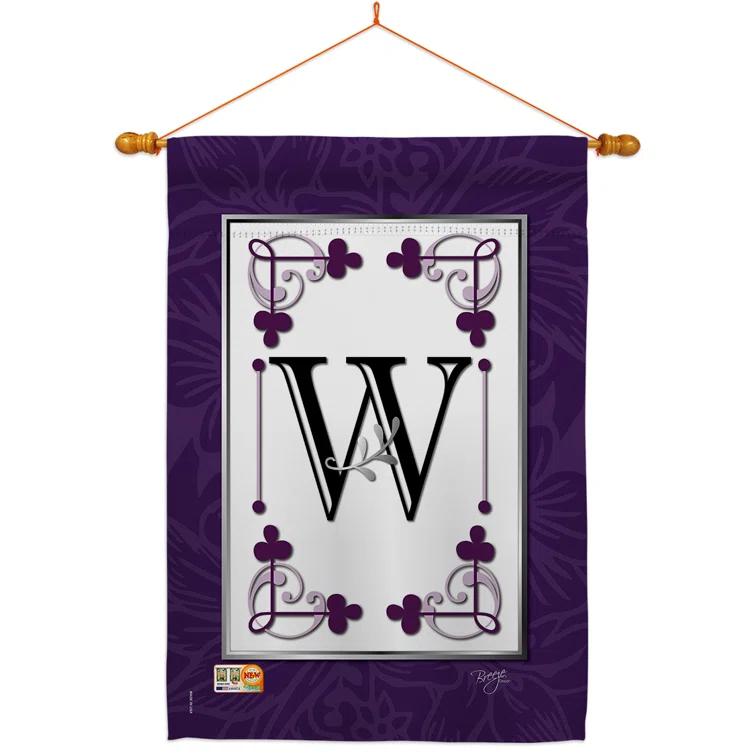 Double Sided 40'' H x 28'' W Polyester Flag Set