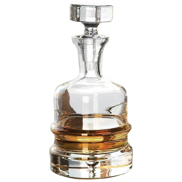 Clear Glass Traditional Decanter with Stopper