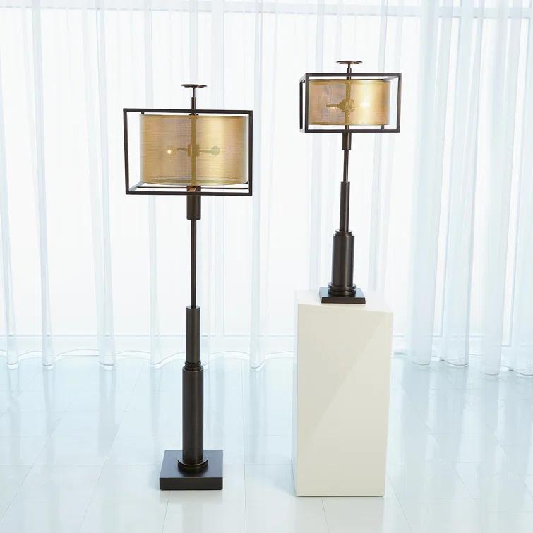 Global Views Double Shade Lamp