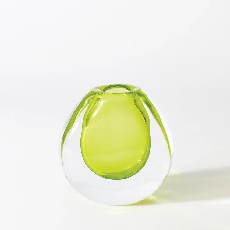 Global Views Ice Vase-Limeade-Sm