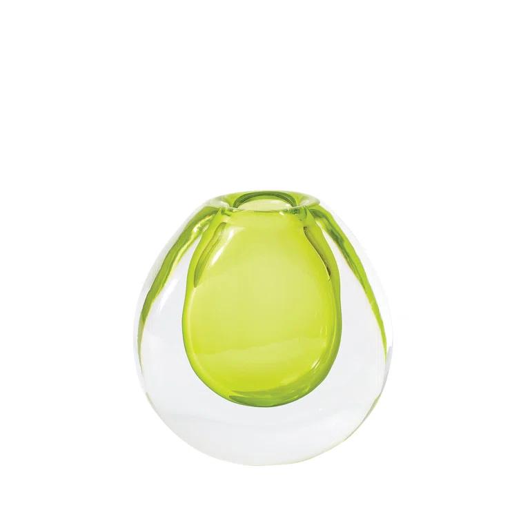 Global Views Ice Vase-Limeade-Sm
