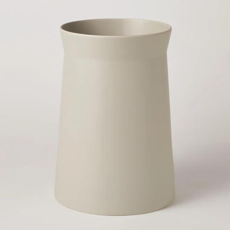 Luna Elegance 12" Matte Moon Ceramic Table Vase