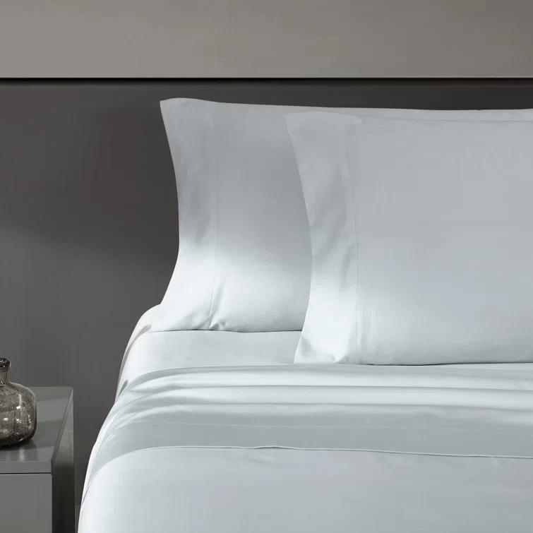 Vera Wang Vera Wang T800 Sateen Solid CVC Sheet Set