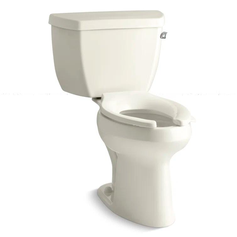 Highline Two-Piece Elongated 1.6 GPF Toilet with Pressure Lite Flush and Left-Hand Trip Lever