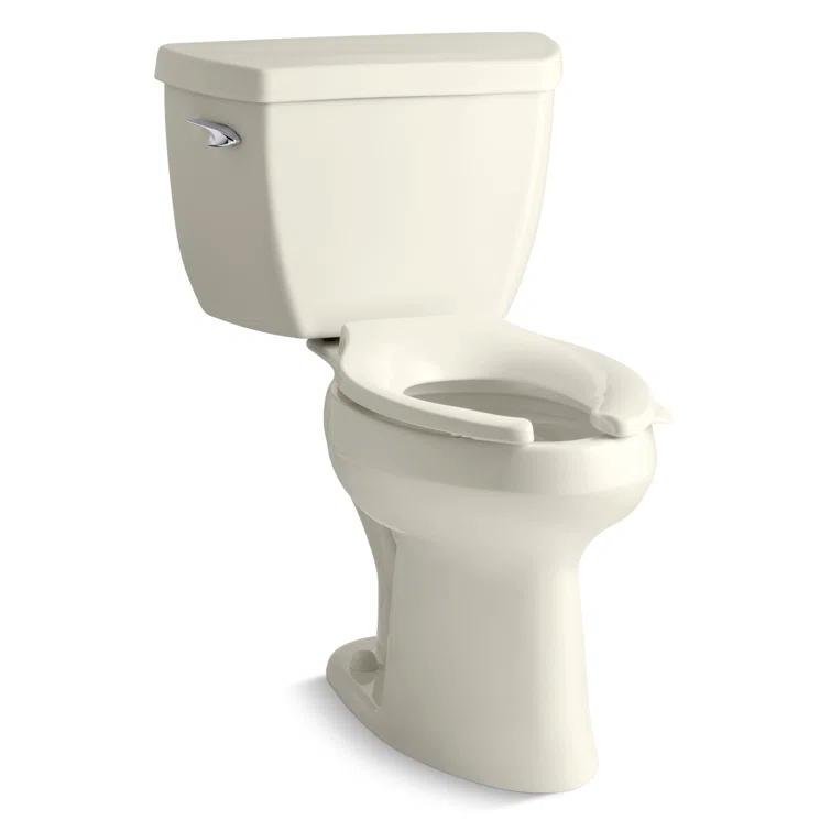 Highline Two-Piece Elongated 1.6 GPF Toilet with Pressure Lite Flush and Left-Hand Trip Lever