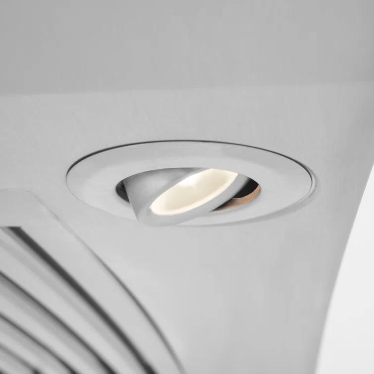ZLINE 36 in. Convertible Vent Convertible Vent Wall Mount Range Hood in Stainless Steel & Glass (KN4-36)
