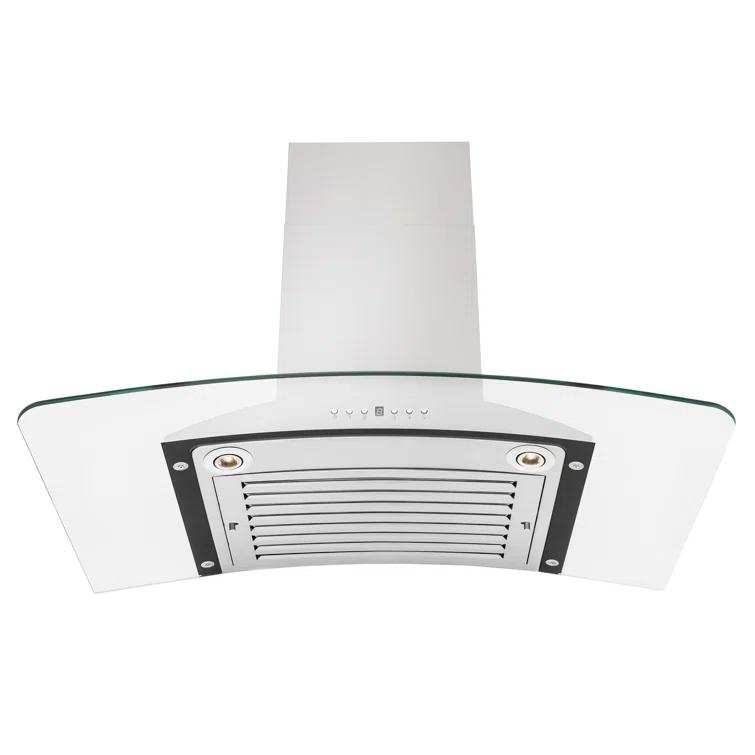 ZLINE ZLINE 36 in. Convertible Vent Convertible Vent Wall Mount Range Hood in Stainless Steel & Glass (KN-36) KN-36