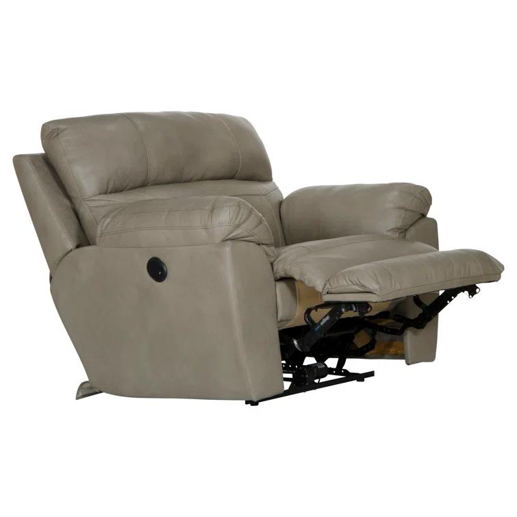 Alonii 45" Wide Leather Match Standard Recliner
