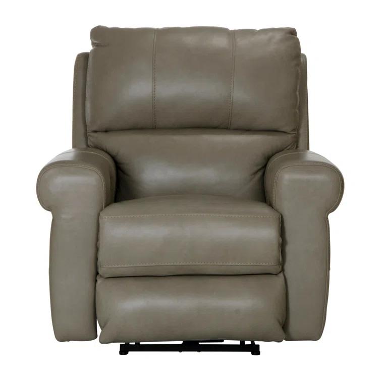 Nicey Italian Leather Match Power Recliner