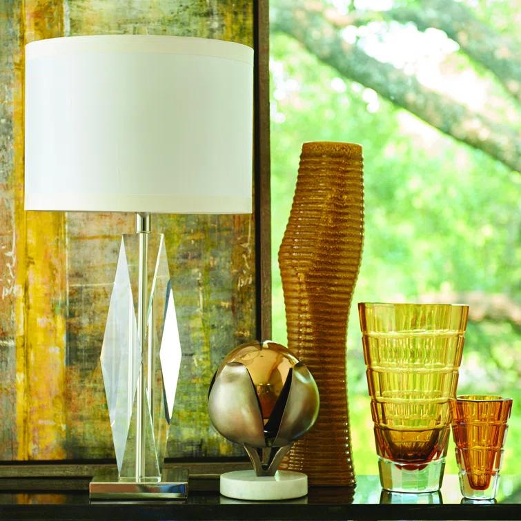 Global Views Faceted Crystal Lamp