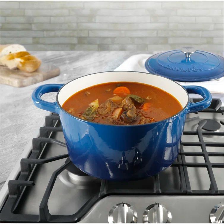 Crock-pot Artisan Cast Iron Round Dutch Oven