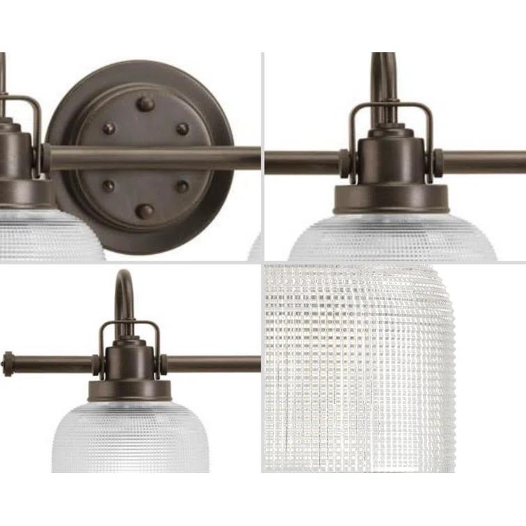 Rosser 4 Light Transparent Dimmable Vanity Light