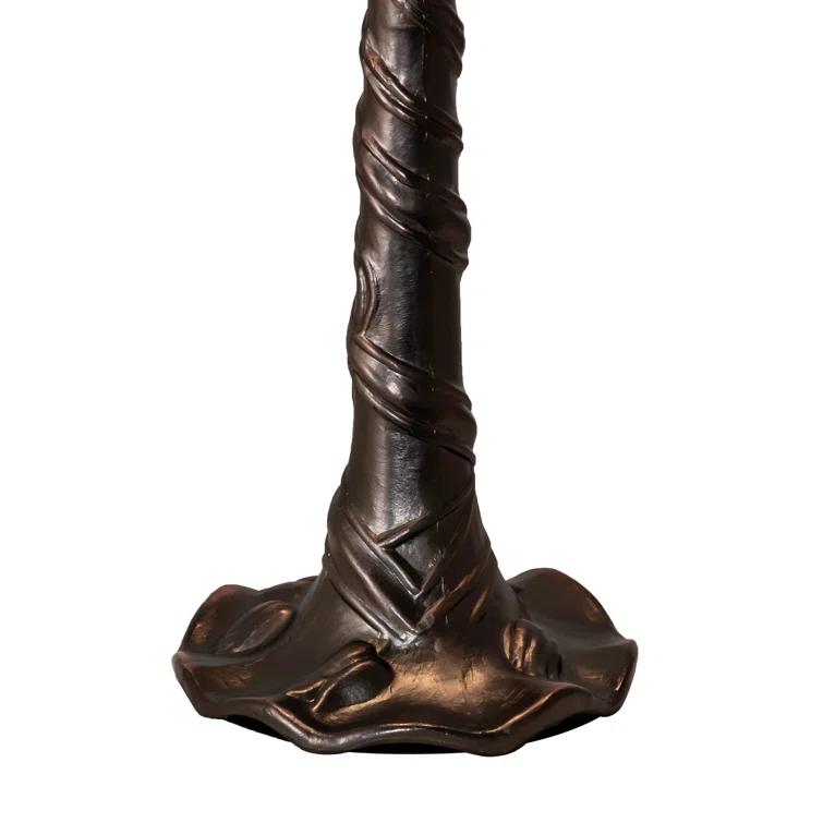 Meyda Tiffany & Stained Glass Metal Table Lamp