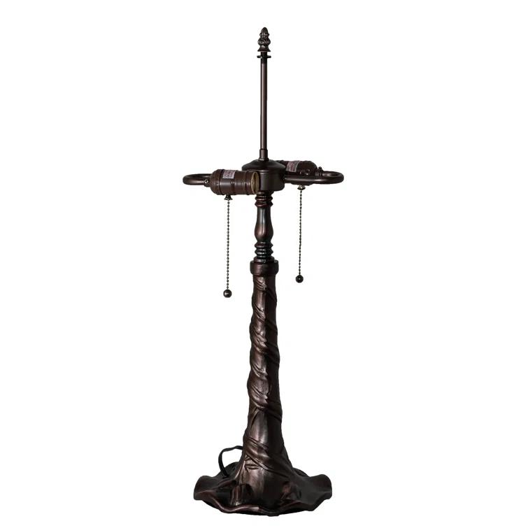 Meyda Tiffany & Stained Glass Metal Table Lamp