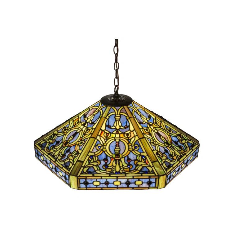 26 Inch Wide tiffany elizabethan Pendant